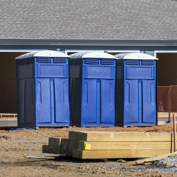 how often are the portable restrooms cleaned and serviced during a rental period in Cedar Island NC